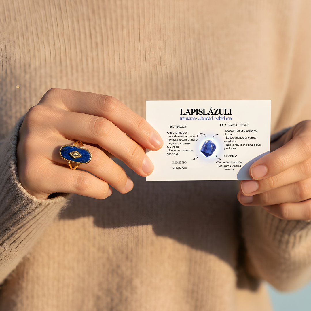 Anillo Amuleto – Lapislázuli