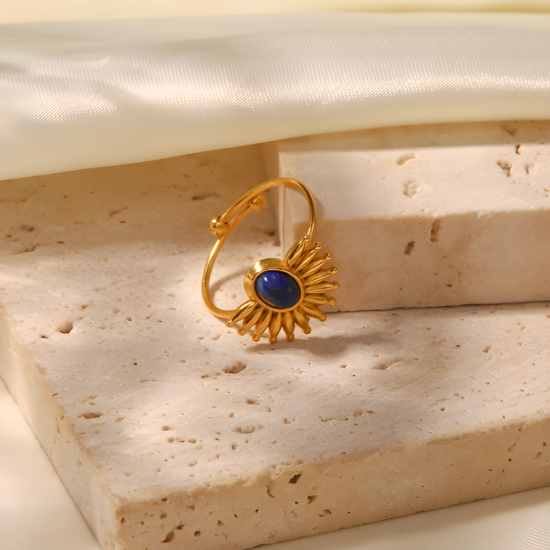 Anillo Talismán Lapislázuli
