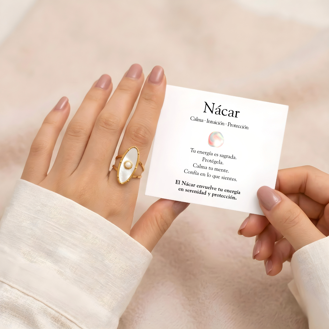 Anillo Talismán de Nácar