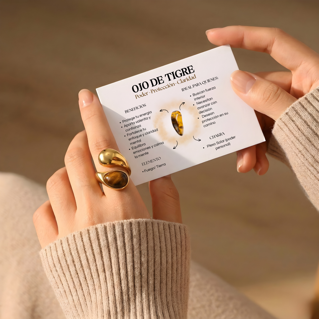 Anillo Talismán Ojo de Tigre