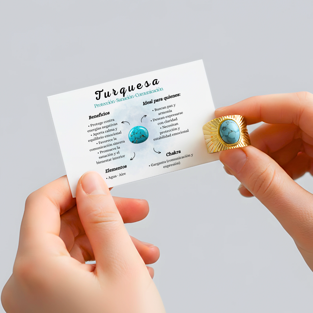 Anillo Amuleto- Turquesa