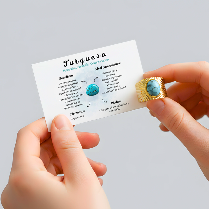 Anillo Amuleto- Turquesa