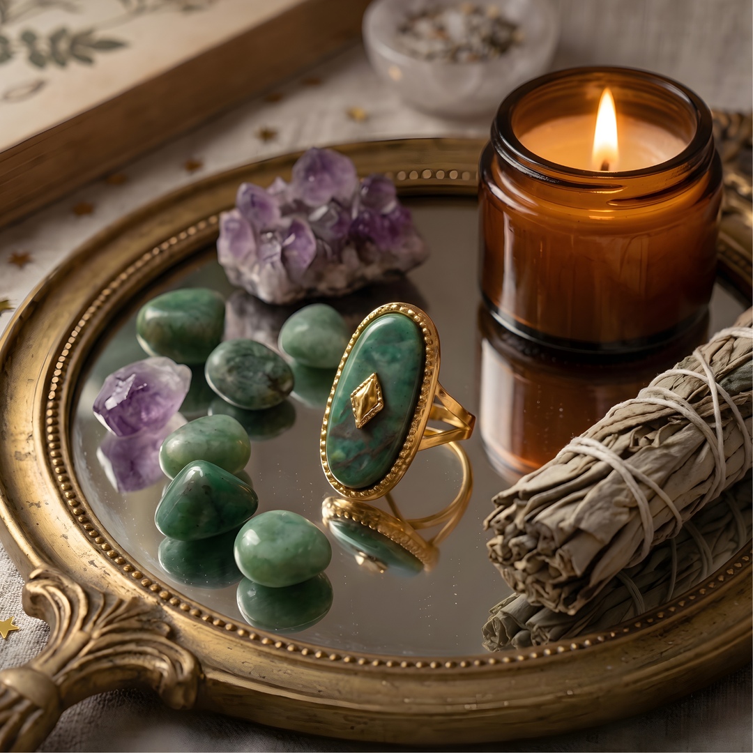 Anillo Amuleto Jade