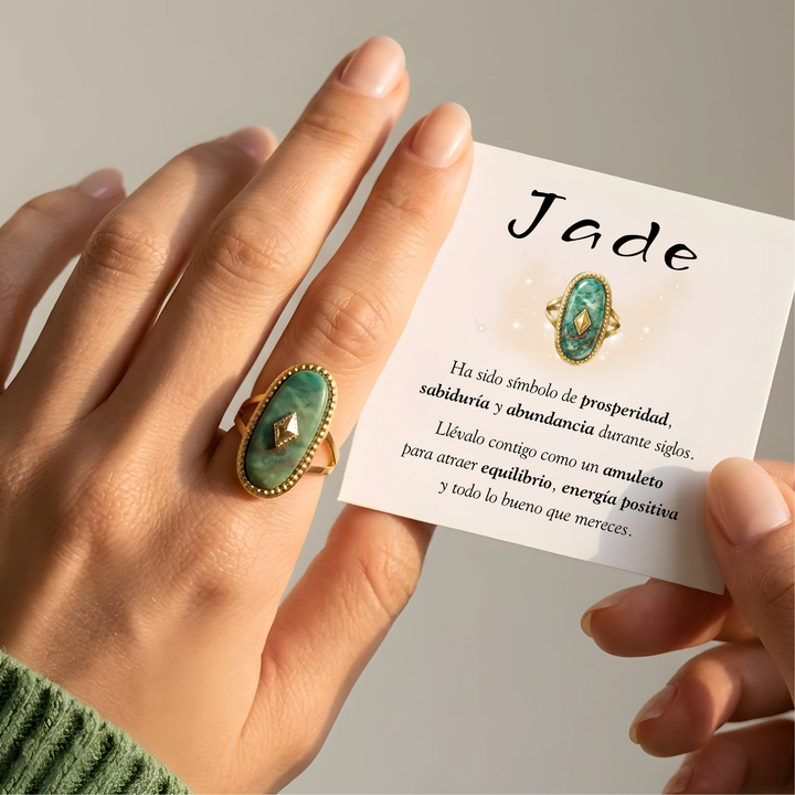 Anillo Amuleto Jade