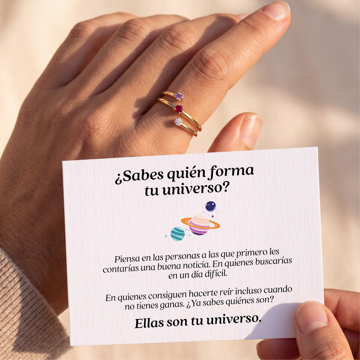 Anillo Mi Universo – Personalizado