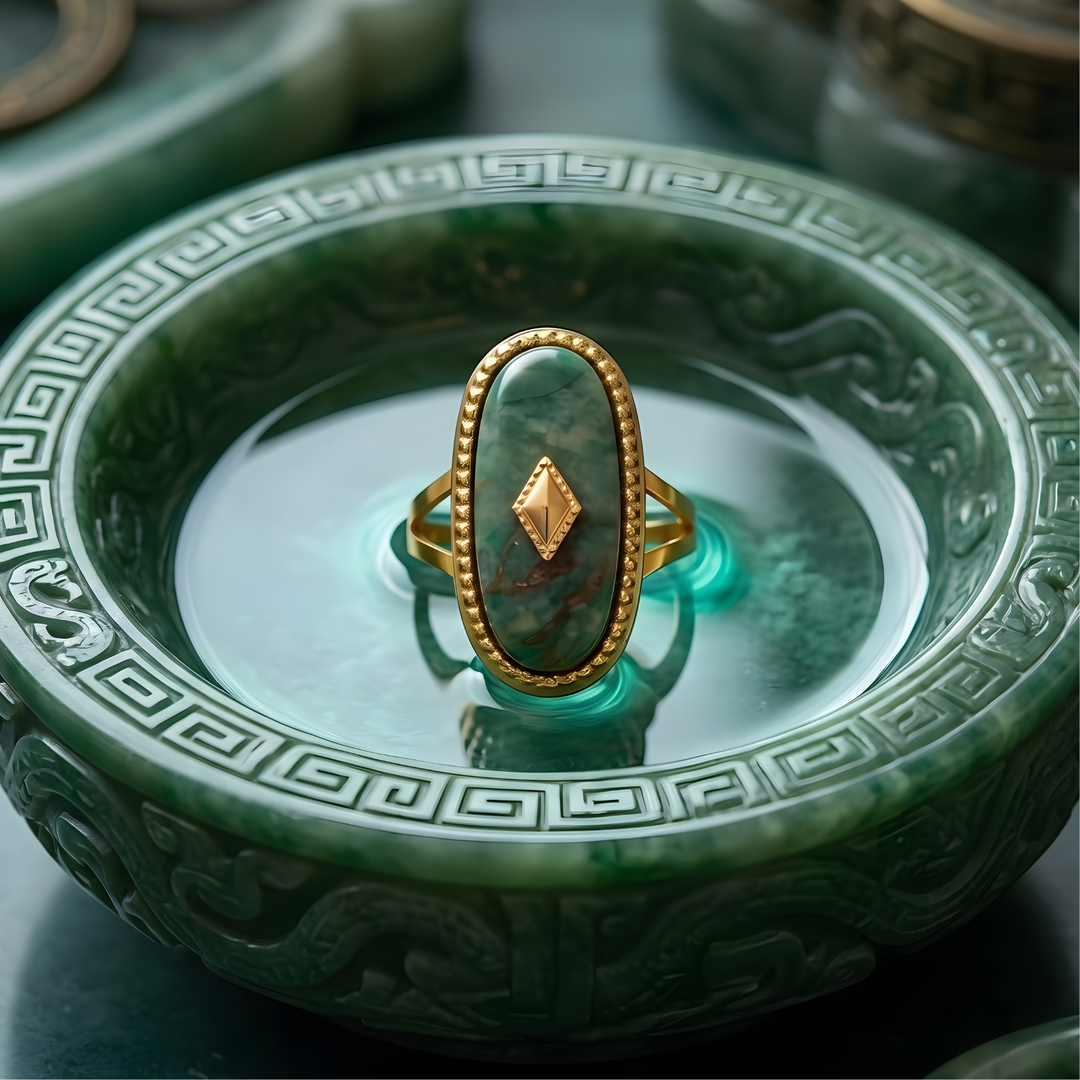 Anillo Amuleto Jade