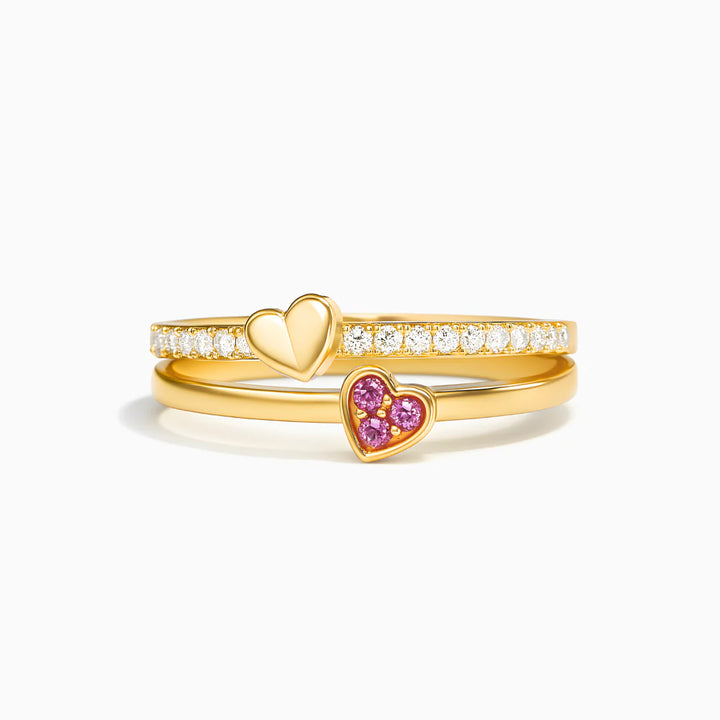 Anillo Corazón de Amor - Madre & Hija