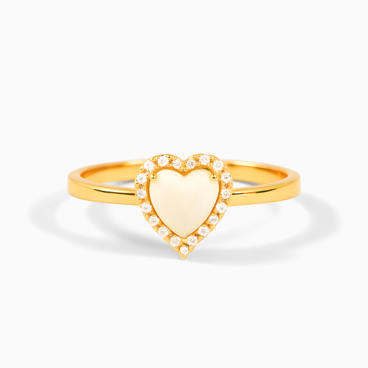 Anillo Corazón Ópalo