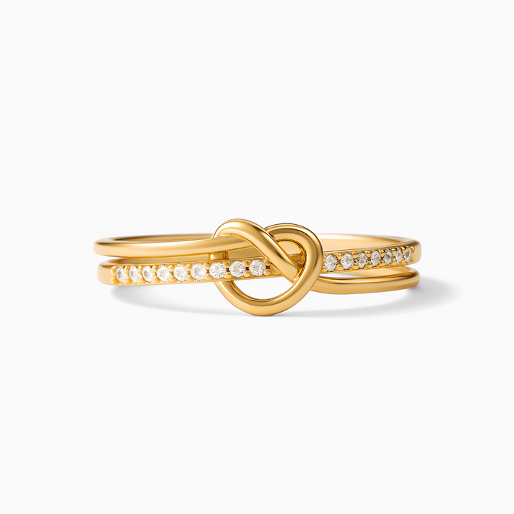 Anillo Nudo de corazón