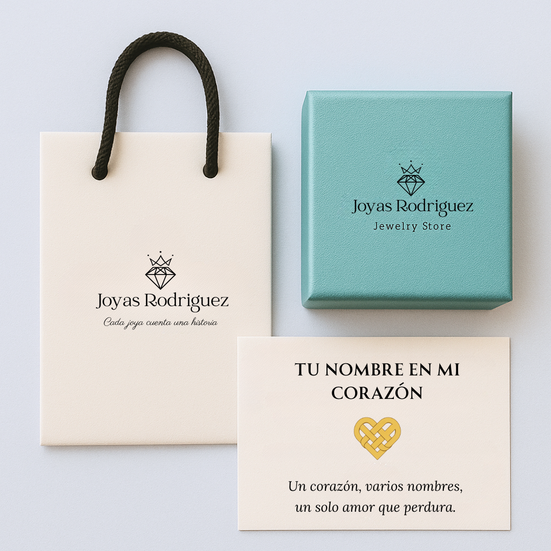 Collar Corazón con Nombres