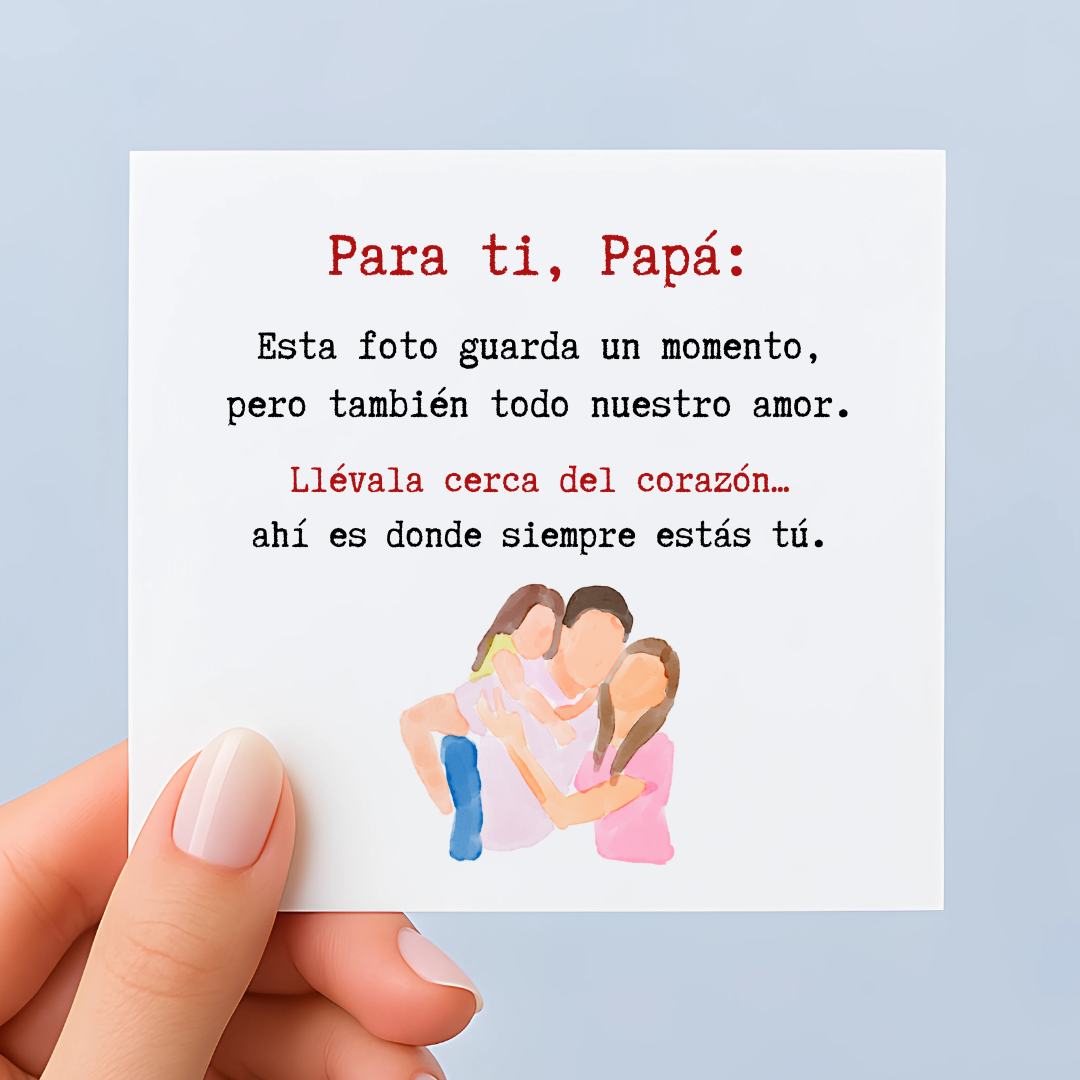 Collar Nuestra Foto - Para Papá