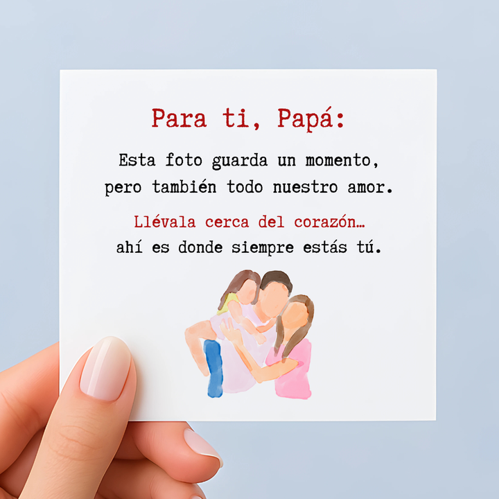 Collar Nuestra Foto - Para Papá