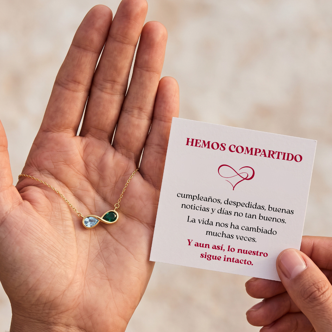 Collar Infinito – Piedras de Nacimiento
