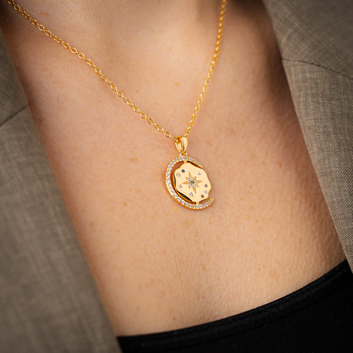 Collar Mi Sol, Luna y Estrellas