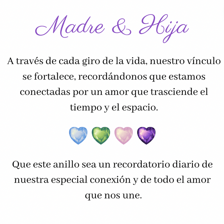 Anillo Doble Amor - Madre & Hija