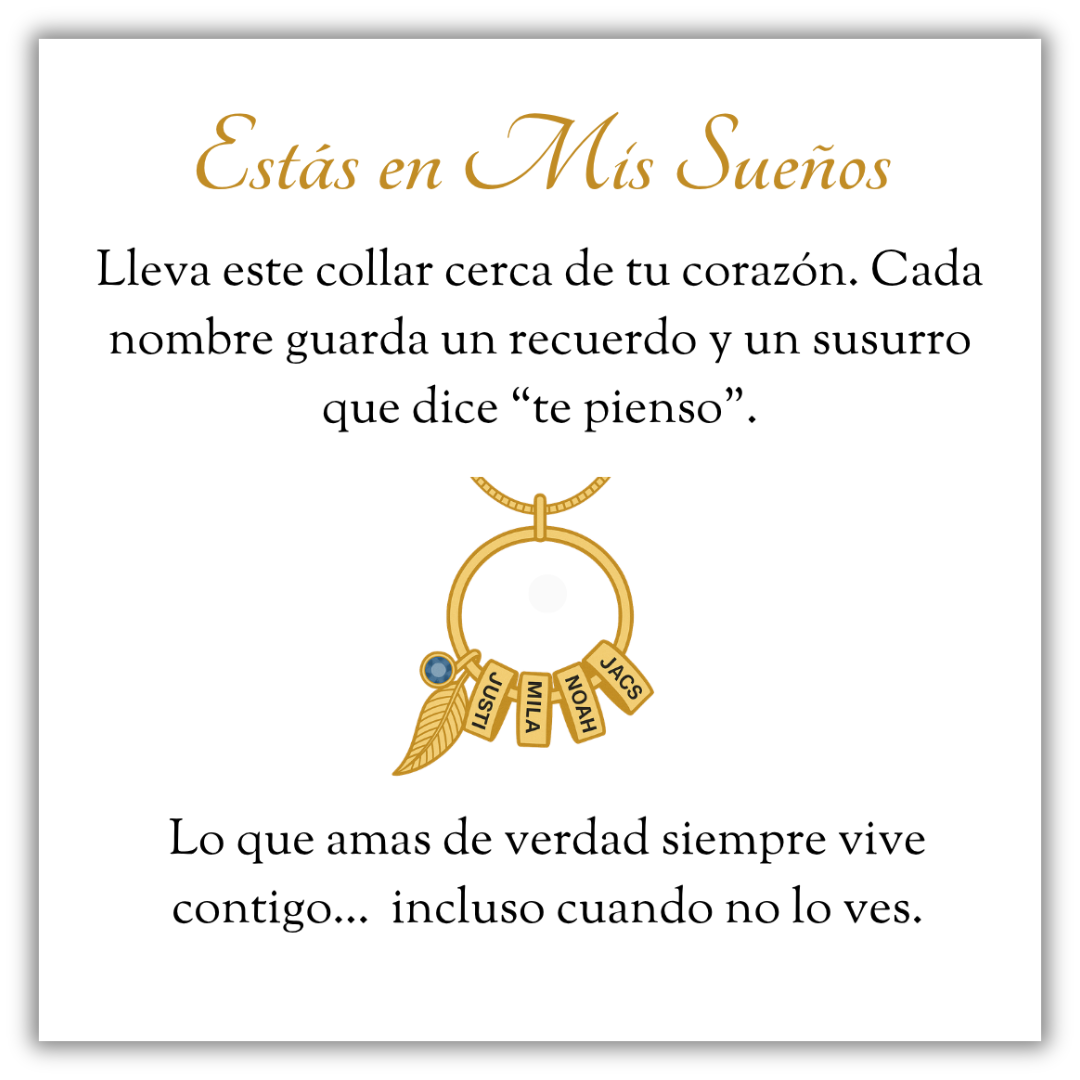 Collar Estás en Mis Sueños