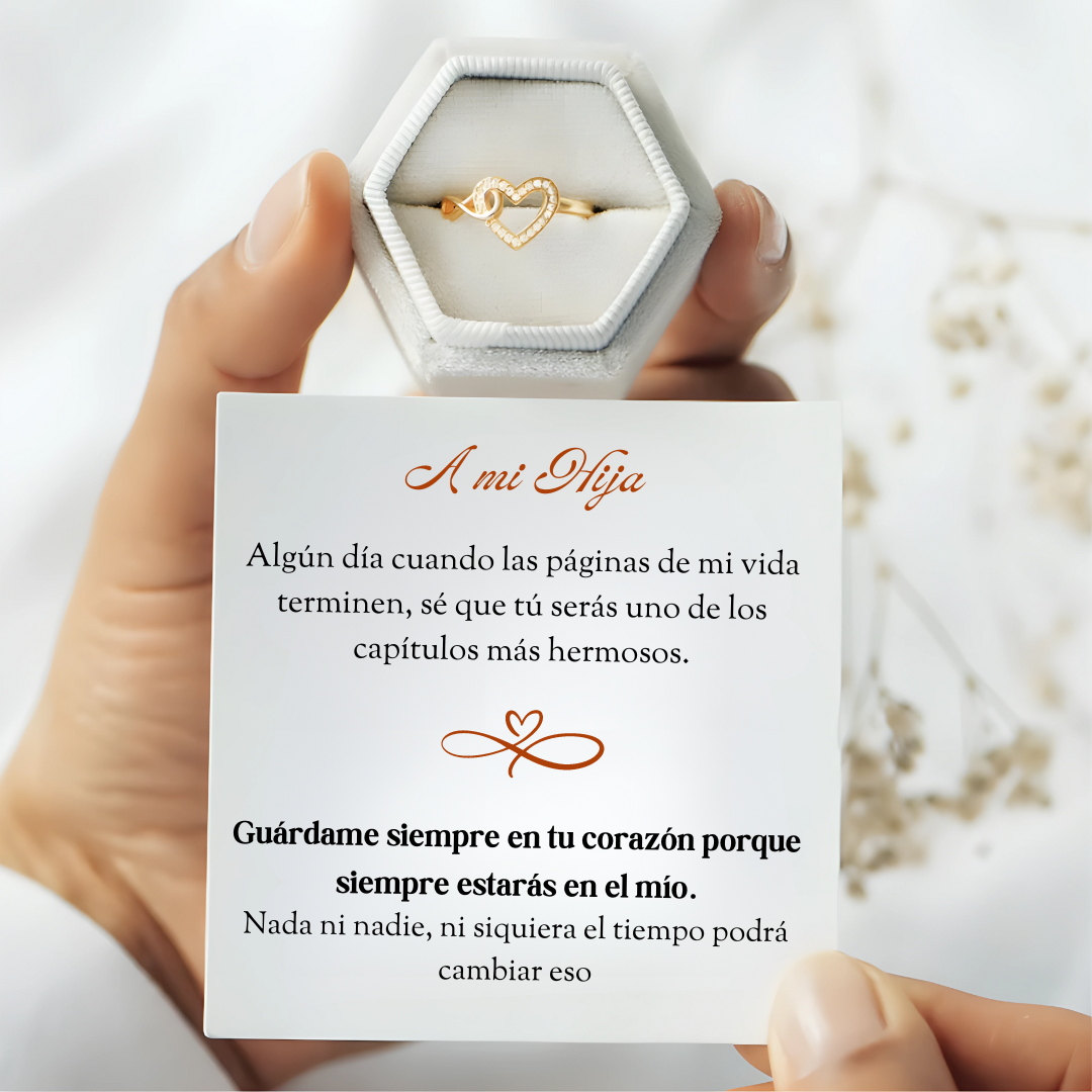 Anillo Corazón Infinito