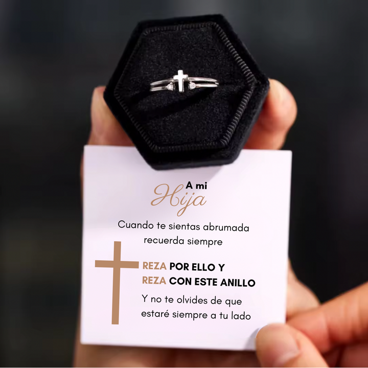 Anillo Cruz- Reza por ello