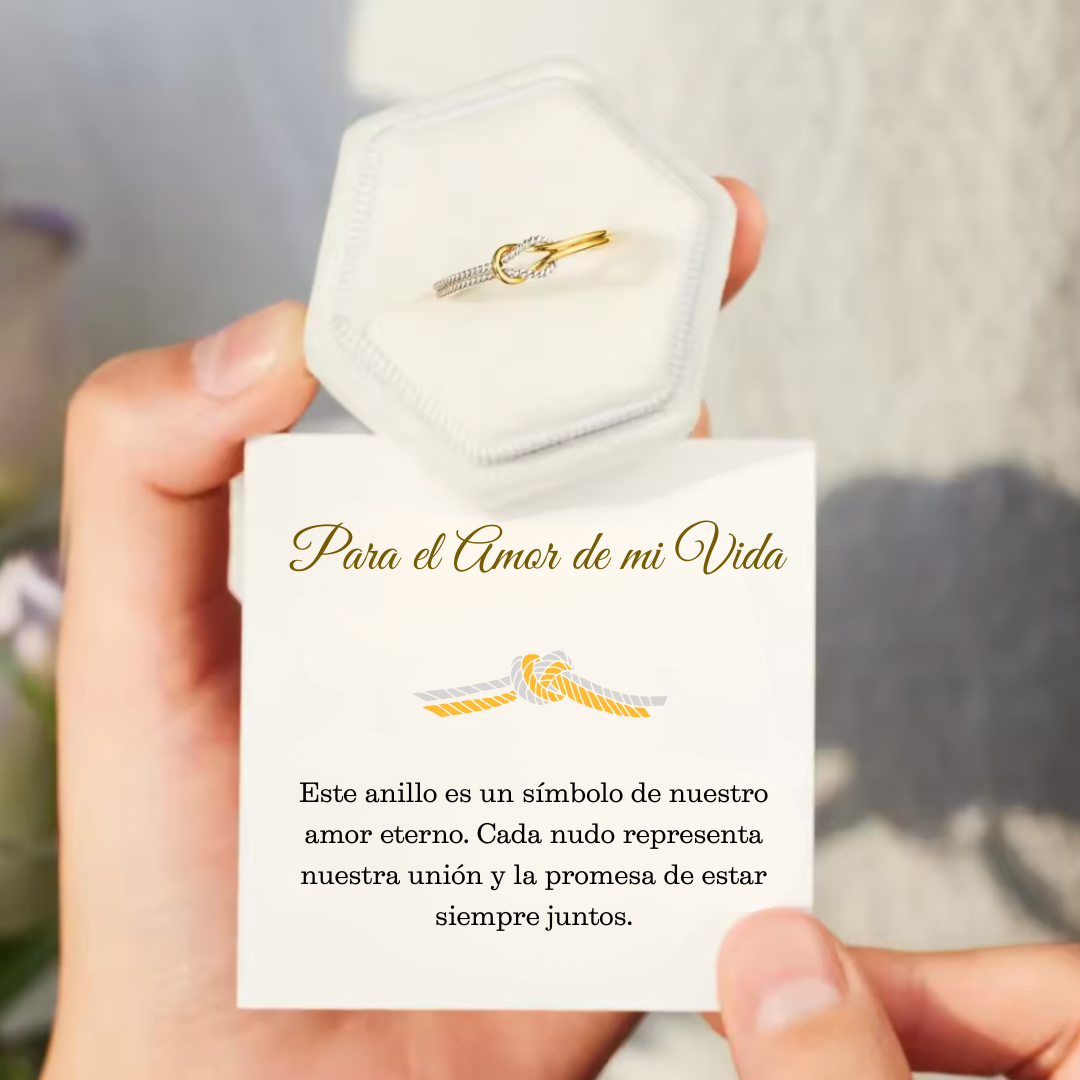 Anillo Nudo de Amor- Amor y Compromiso