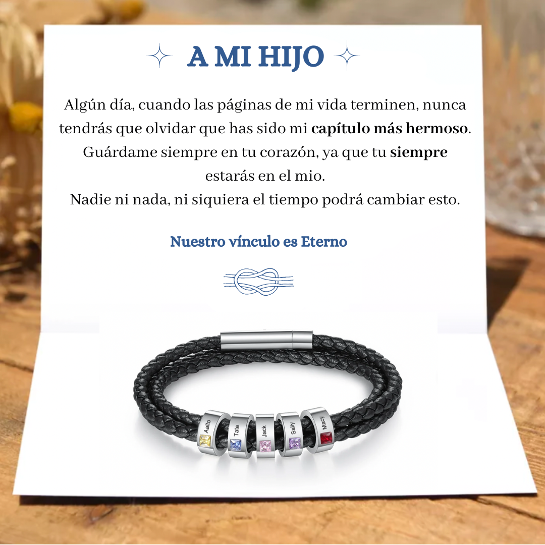 Pulsera Piedras de Vida - A mi Hijo