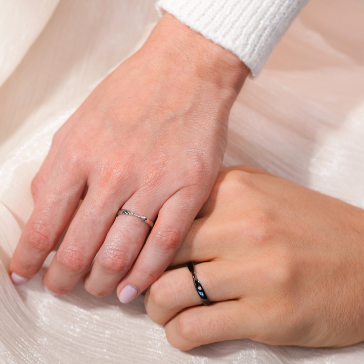 Anillo Promesa de Amor- Juego de Anillos de Pareja