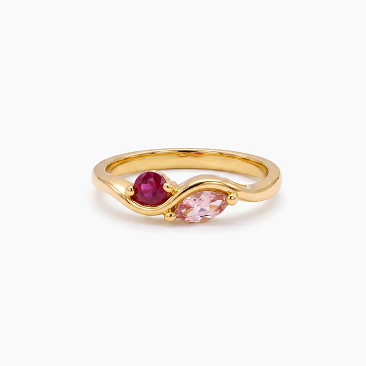 Anillo Tú & Yo – Piedras de Nacimiento