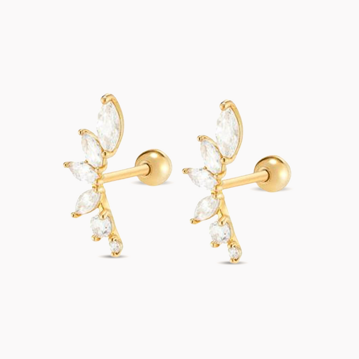 Pendientes Diamond Flowers