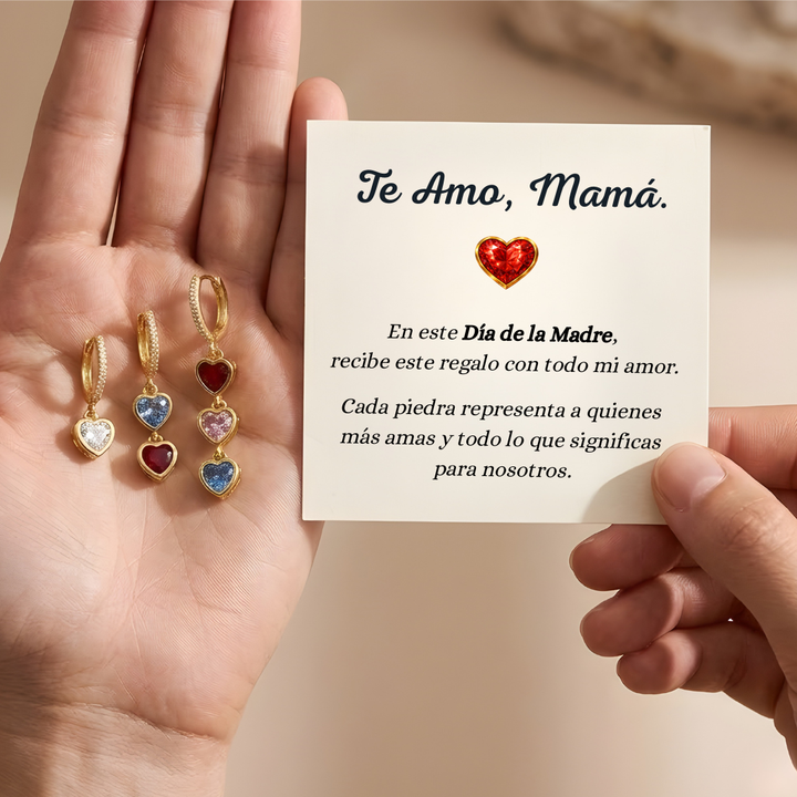 Pendientes Te Amo Mamá – Personalizados
