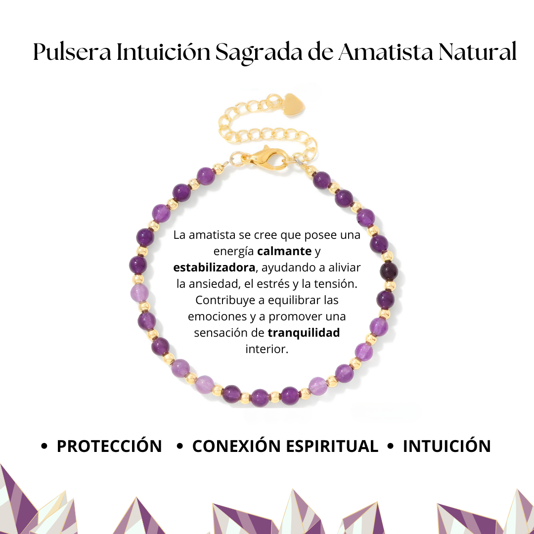 Pulsera De Piedras Naturales Para Mujer - Atrae Abundancia Y Protección - Incluye Tarjeta Y Bolsa De Regalo
