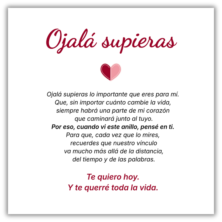 Anillo Siempre Junto a Ti