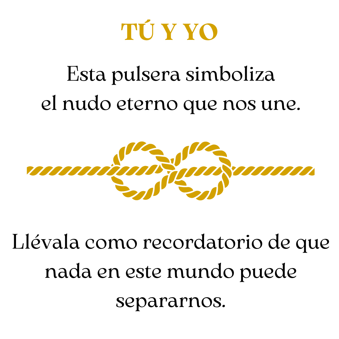 Pulsera nudo de amor