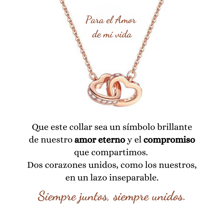 Collar Corazones Unidos - Amor y Compromiso