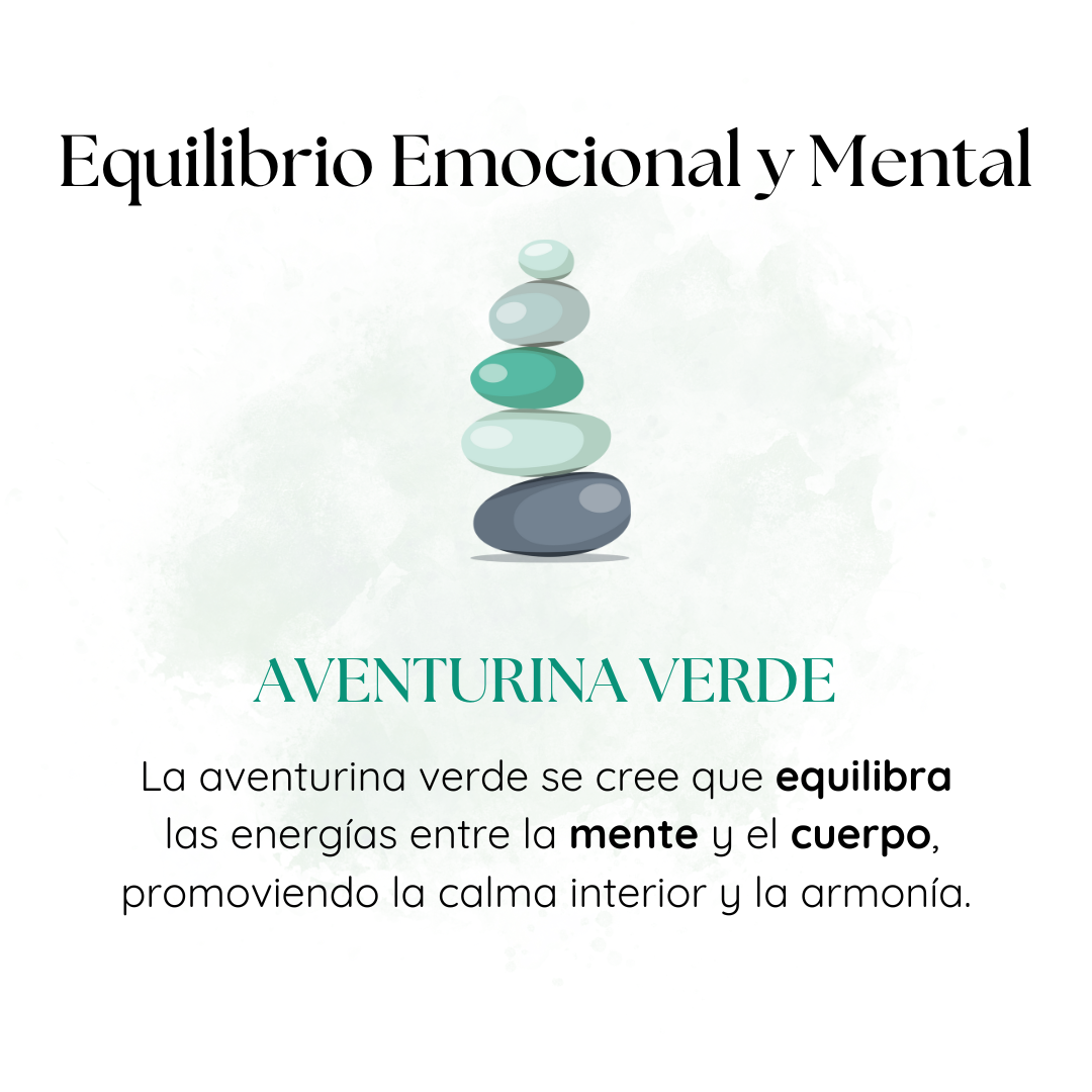 Pulsera Equilibrio Interior - Aventurina Verde Natural
