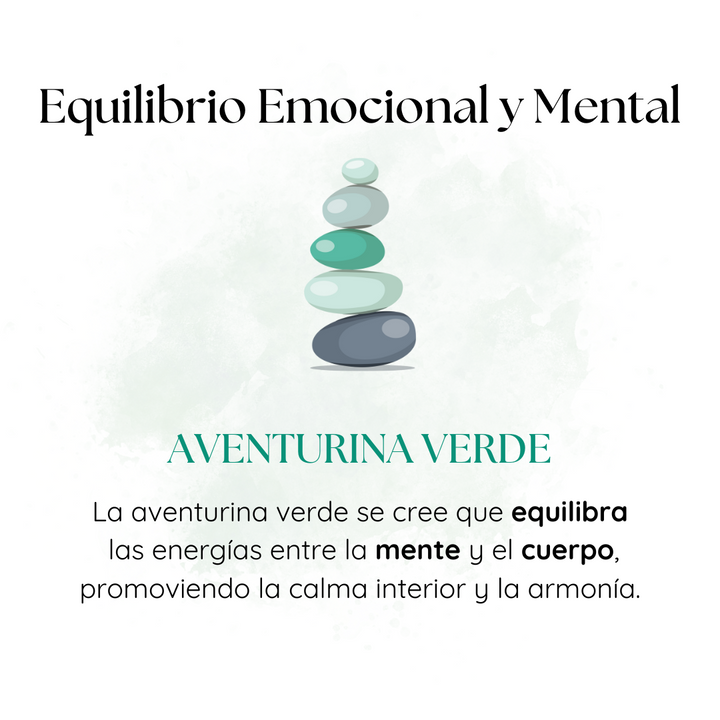 Pulsera Equilibrio Interior - Aventurina Verde Natural