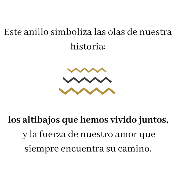 Anillo Olas de Nuestro Amor