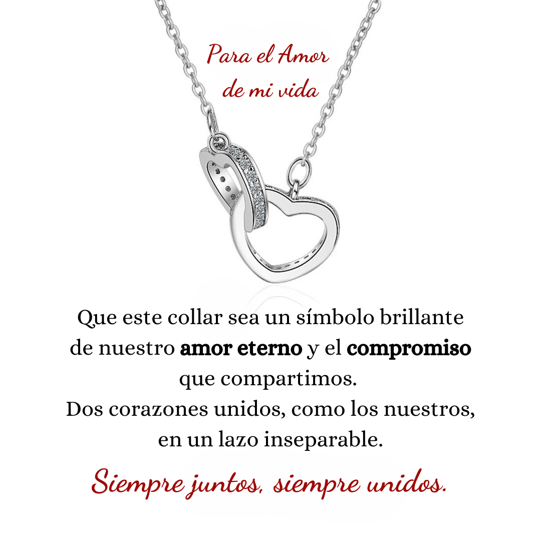 Collar Corazones Unidos - Amor y Compromiso