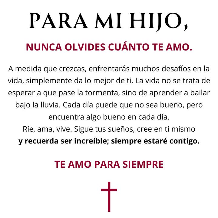 Pulsera Amor Eterno - Para mi hijo