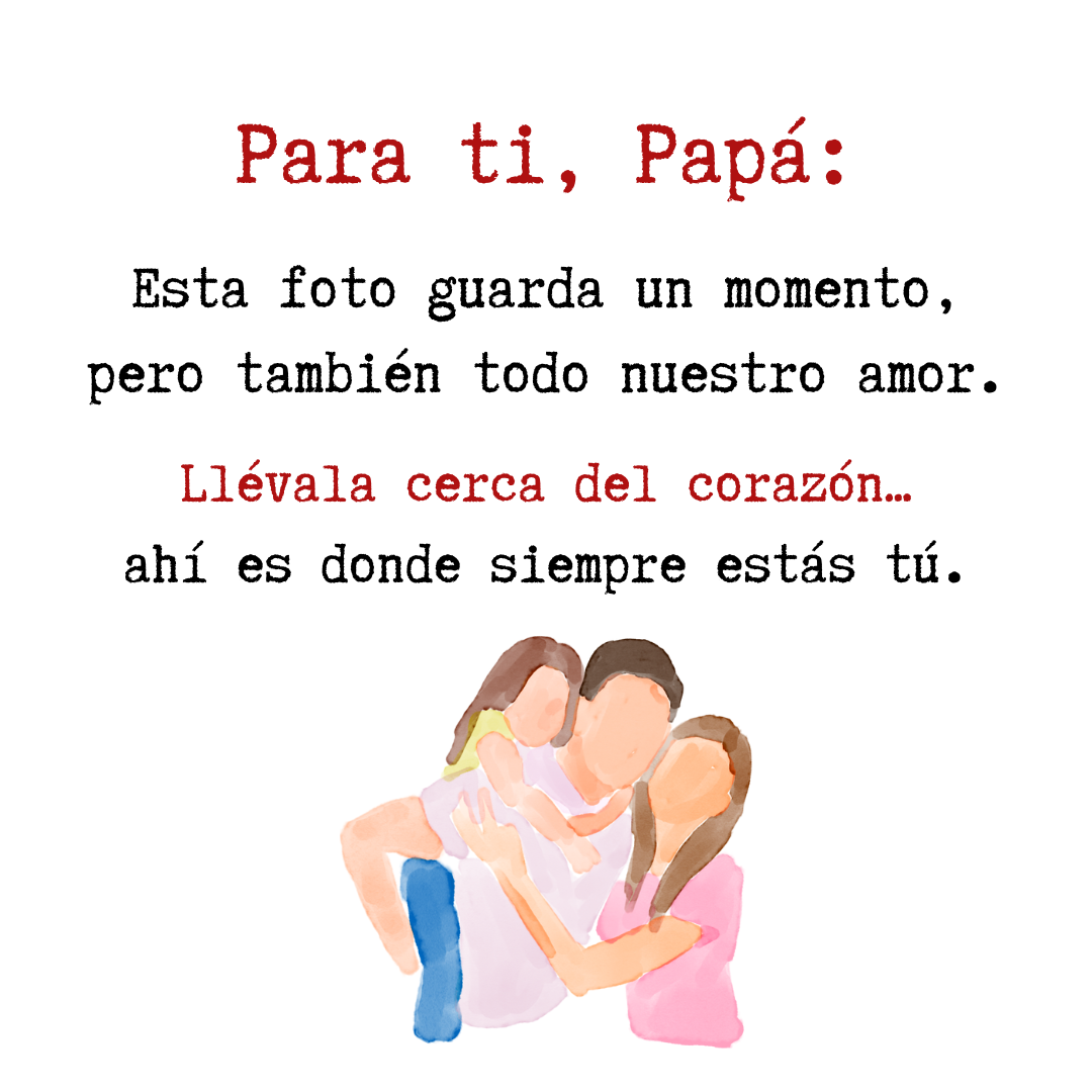 Collar Nuestra Foto - Para Papá