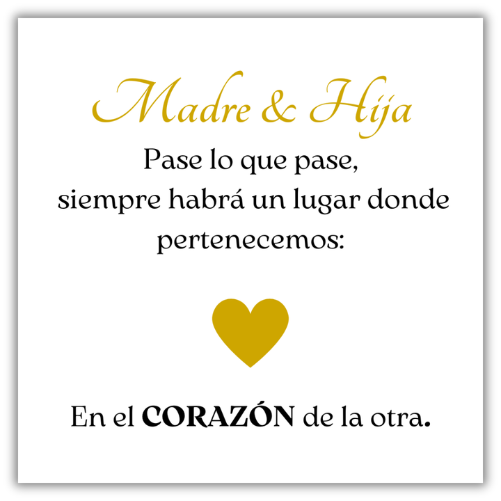 Pulsera Un Solo Corazón - Madre & Hija
