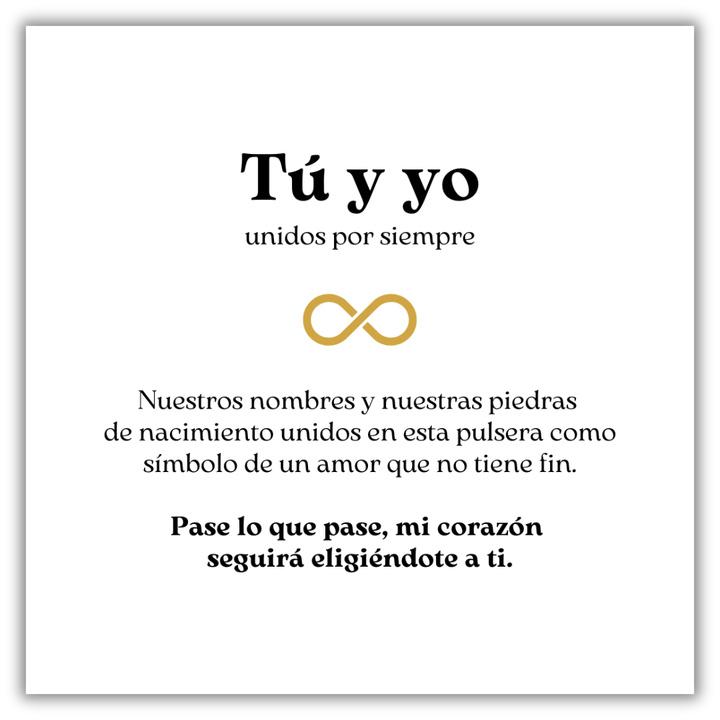 Pulsera Nuestro Infinito
