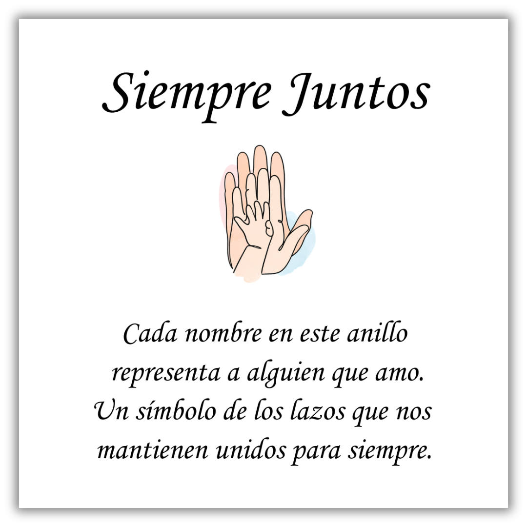 Anillo Siempre Juntos