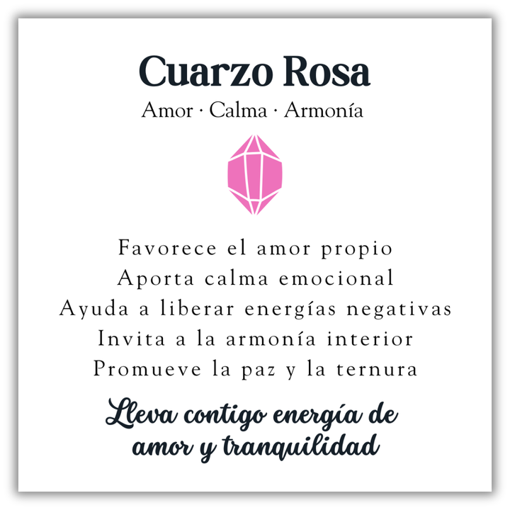 Anillo Amuleto- Cuarzo Rosa