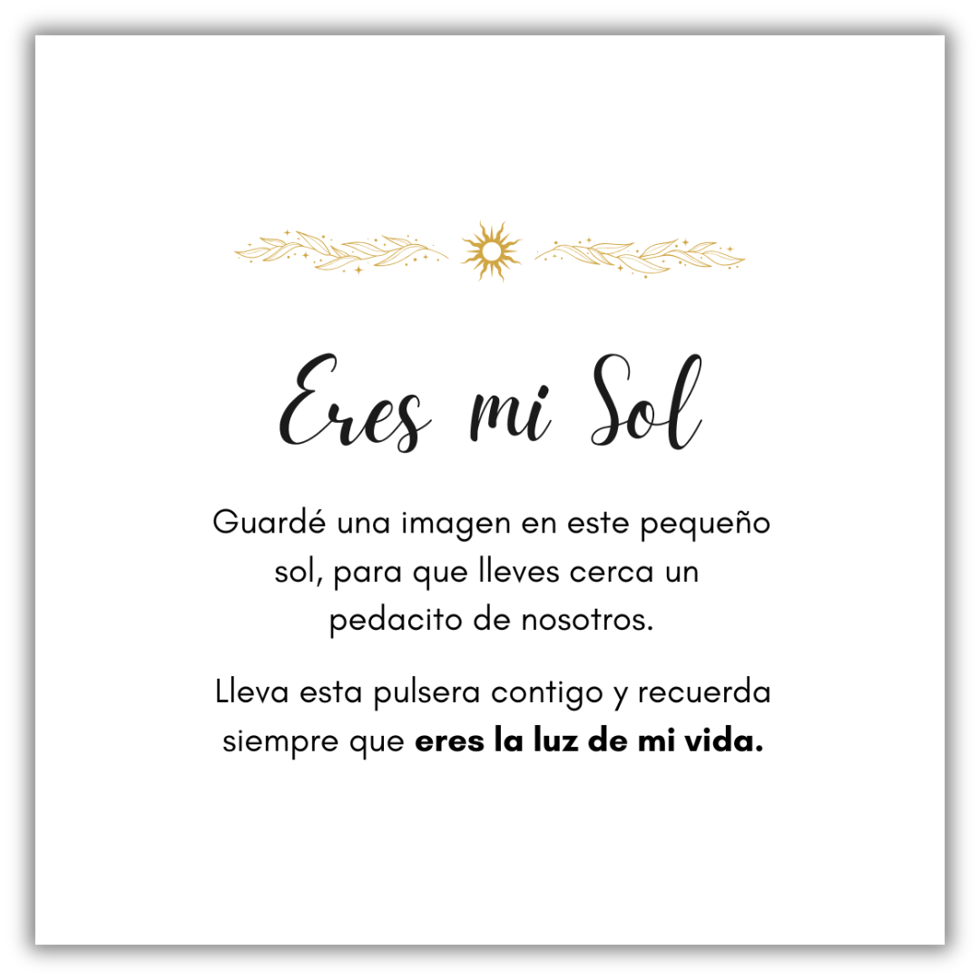 Pulsera Eres mi sol