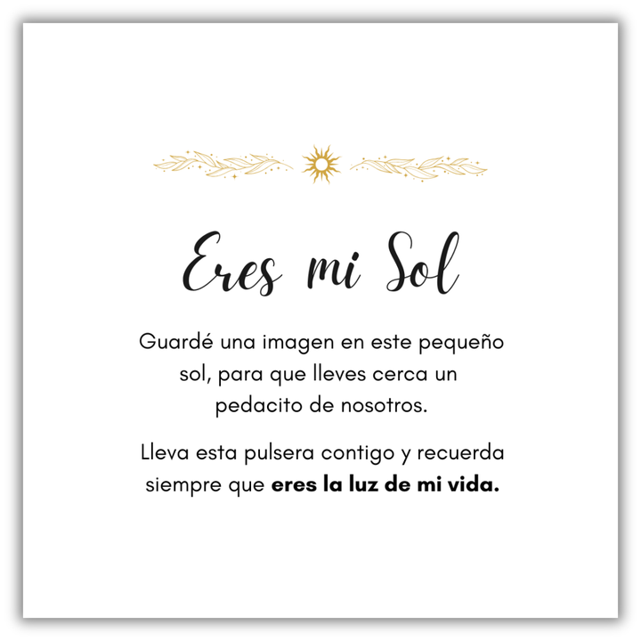Pulsera Eres mi sol