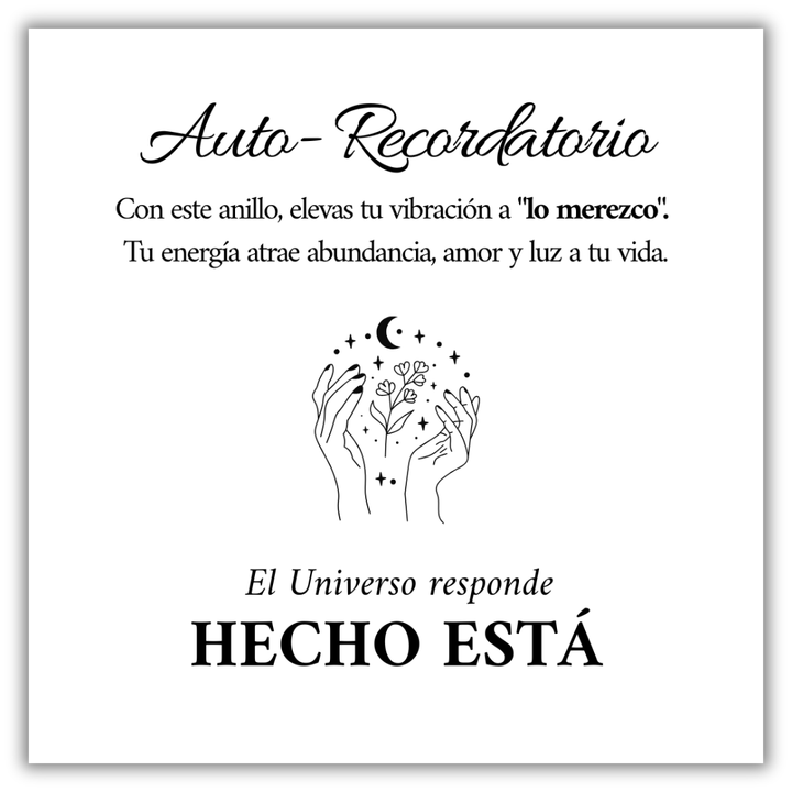 Anillo Lo Merezco