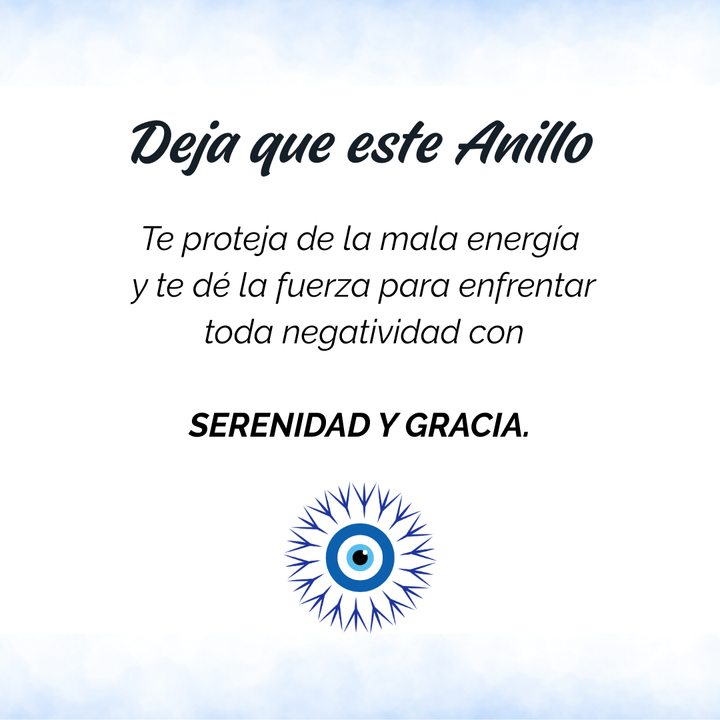 Anillo Evil Eye – Talismán