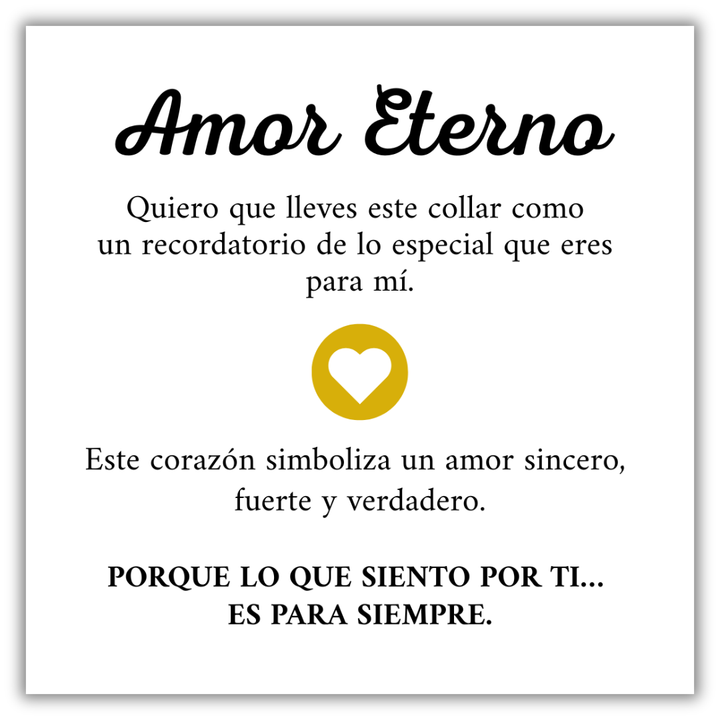 Collar Amor Eterno
