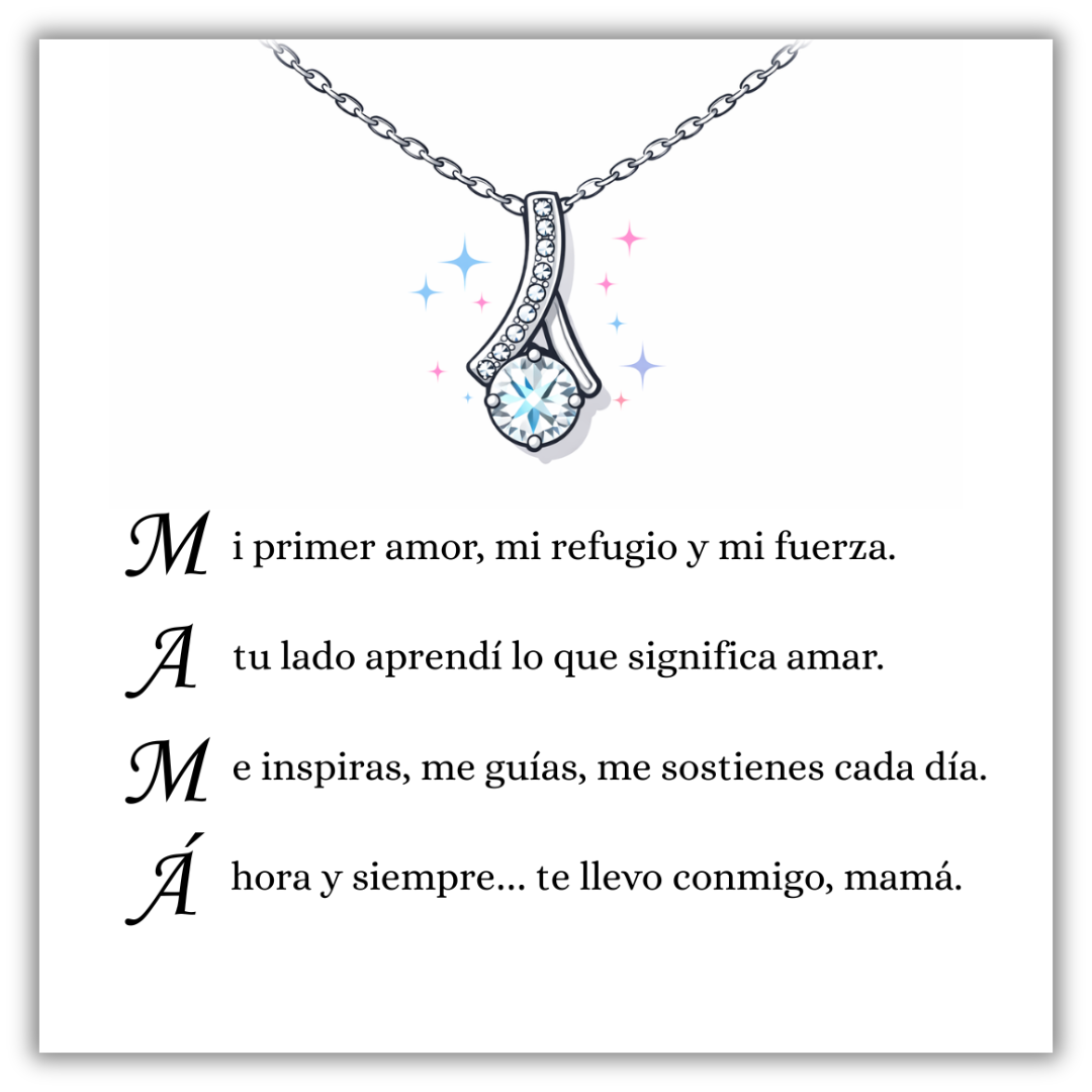 Collar Te amo Mamá
