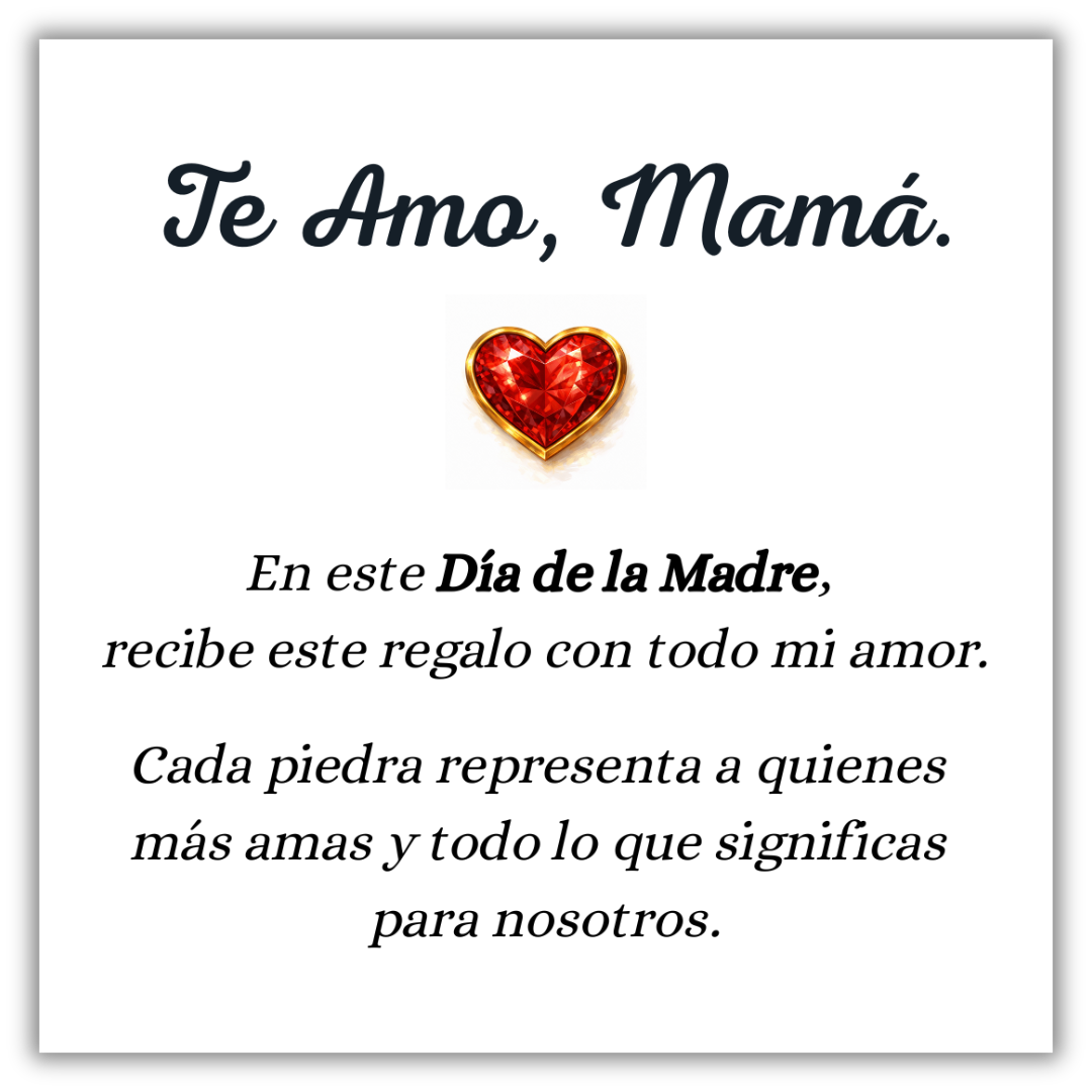 Pendientes Te Amo Mamá – Personalizados