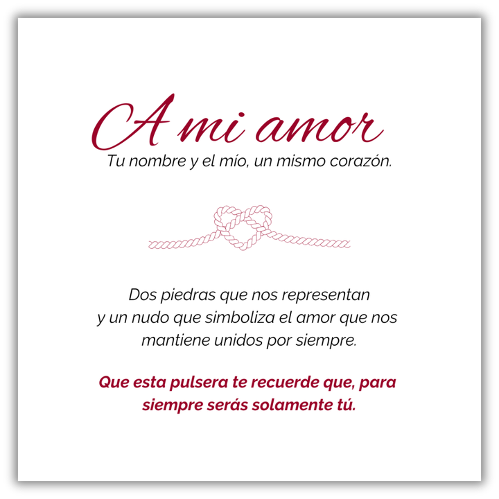 Pulsera Siempre Tú - Personalizada